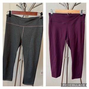 SOLD - (2) Fabletics cropped mid-rise leggings